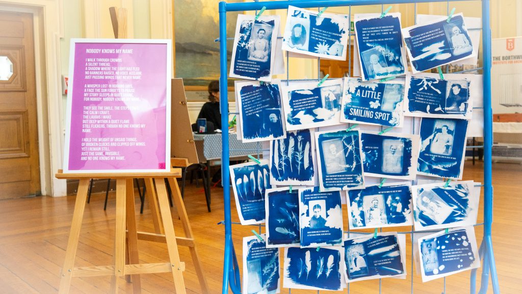 7. Nobody Knows My Name #1 - Cyanotype prints.