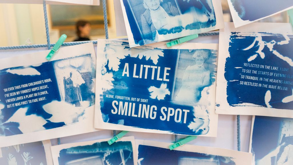 7. Nobody Knows My Name #1 - Cyanotype prints (detail).