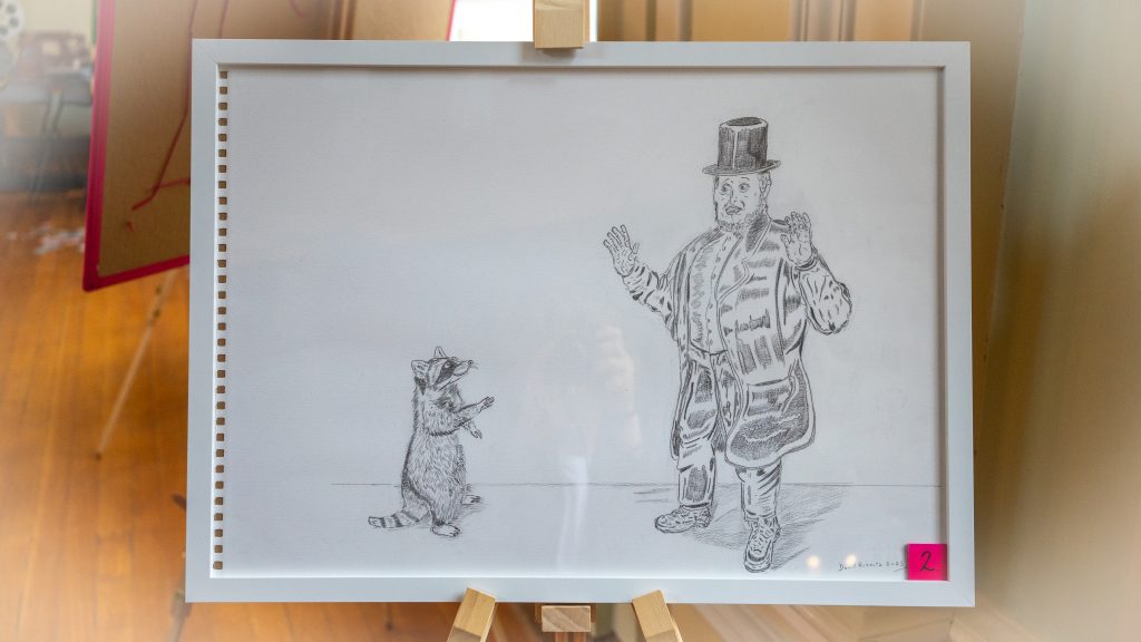 2. Hiya Bud! – Sketch, David Roberts.